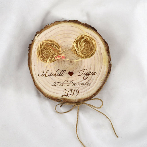 Ring Holder Box Bridal Wood