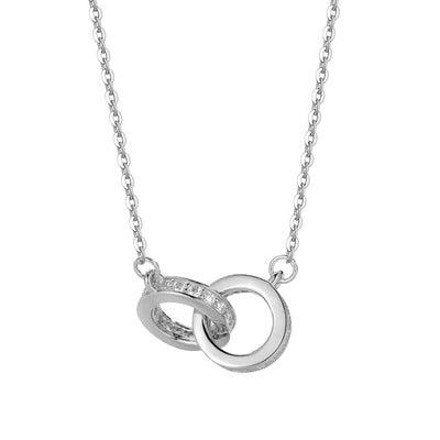 Ring Interlocking Necklace