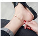 Rose Gold Color Anklet Lucky Star Chain for Woman