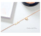 Rose Gold Color Anklet Lucky Star Chain for Woman