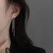 Silver Curved Crescent Sue Earrings Are Light And Luxurious