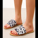 Simple Beach Shoes With Flat Buckle Sandals And Slippers