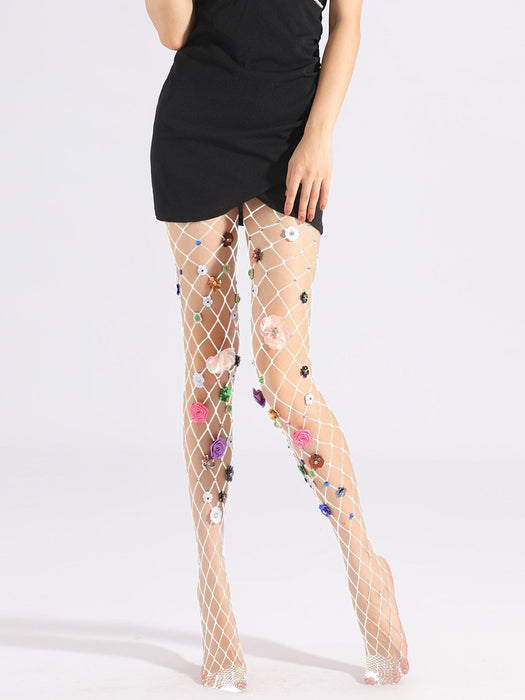 Slim Cut Pantyhose With Optional Hook Protection