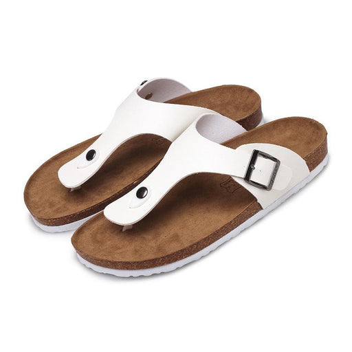 Slippers Summer Flip-Flops Beach Shoes Couples Cork Leisure Flip Flops
