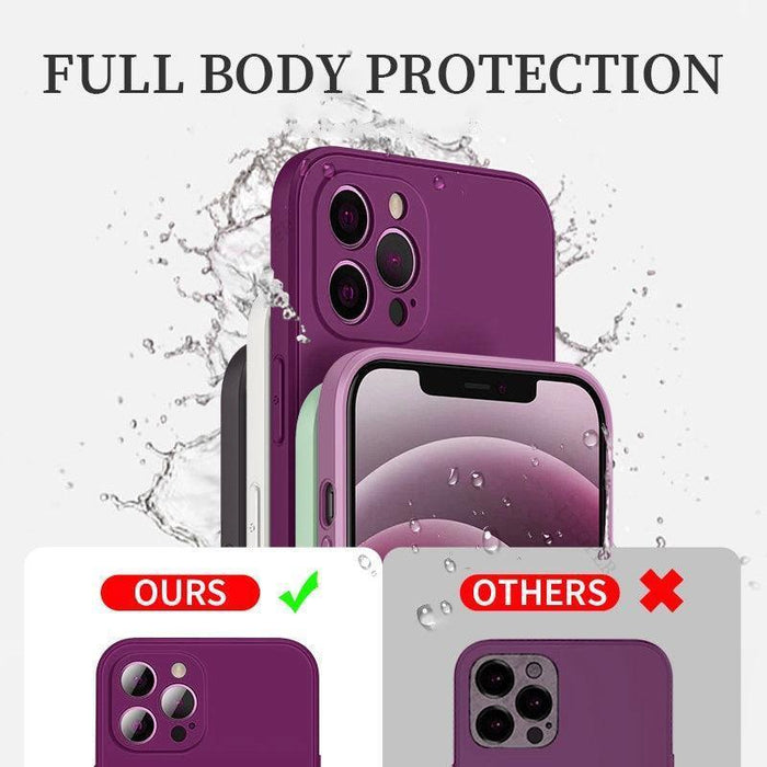 Soft Liquid Silicone Shockproof Phone Case Compatible with iPhone 14 11 13 12 Pro Max Mini X XR XS 7 8 Plus SE