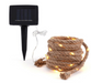 Solar Hemp Rope String Copper Wire LED Light