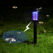 Solar Led Rechargeable Anti-Mosquito Lamp Electronic Fly Bug Zapper Insect Pest Uv Trap Outdoor Garden Lawn Lamp