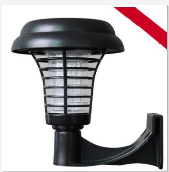 Solar Led Rechargeable Anti-Mosquito Lamp Electronic Fly Bug Zapper Insect Pest Uv Trap Outdoor Garden Lawn Lamp