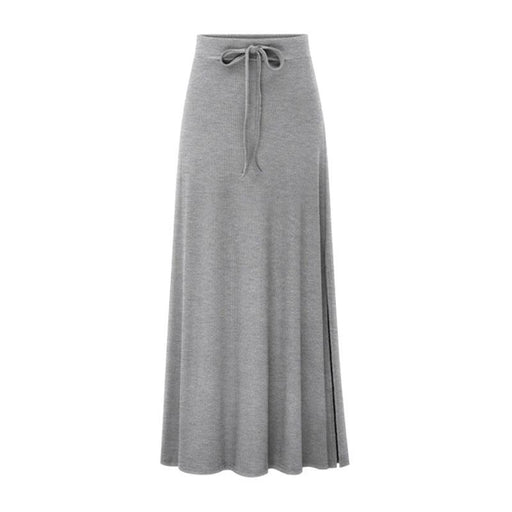 Split skirt mid-length strappy skirt