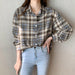 Spring And Autumn Thin Long-sleeved Loose-fitting All-match Shirt