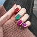 Stars decorated with rainbow light therapy nails 29 colors