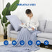 Summer Blanket Thin Lightweight Breathable Soft Double Side Enhanced Cool Blanket