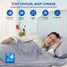 Summer Blanket Thin Lightweight Breathable Soft Double Side Enhanced Cool Blanket