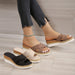Summer Shoes Women Hemp Wedge Sandals Platform Slippers