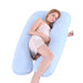 Summer Sleeping Support Pillow For Pregnant Women U Shape Maternity Pillows Pregnancy Ice Silk