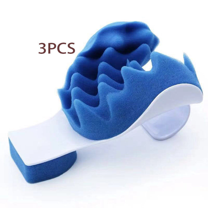 Support Pillow Blue Headrest Cushion Cervical Pillow