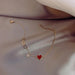 Sweet Drop Oil Love Heart Pendant Bracelet Peach Heart Bracelet Women