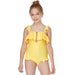 The New One-piece Flashing Girls Swimwear New Children's Swimwear