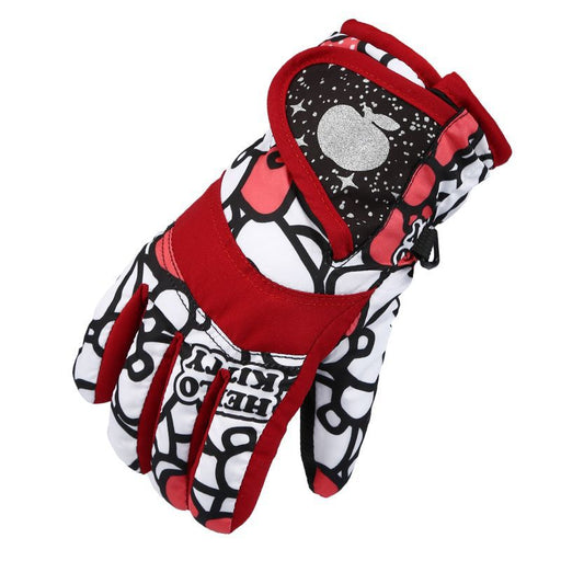 Thicken Warm And Cold-proof Riding Outdoor Skating Ski Gloves For Kids