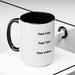 Tone Coffee Mugs, 15oz (Customized Mug 16$ Cad each for at least 4 mugs)