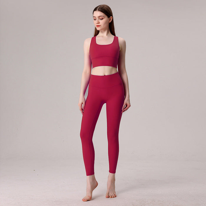 Top Yoga Clothes Ladies Two-piece Set