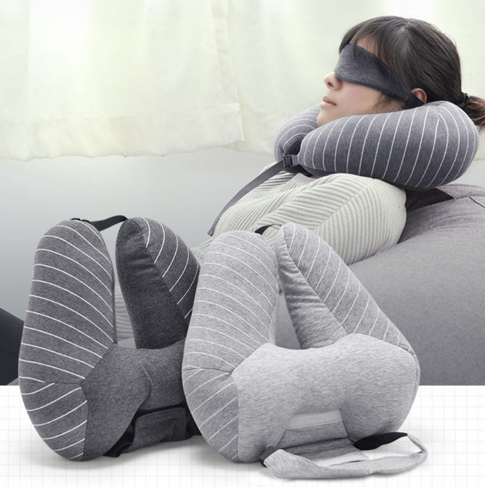 Travel pillow foam particle pillow u-shapedcervical neck pillow lumbar pillow