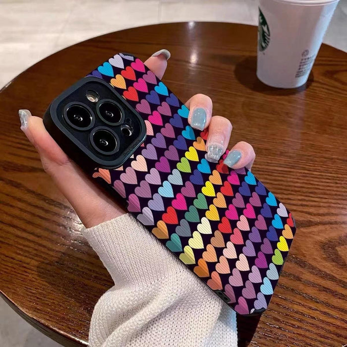 Trendy Color Love Mobile Phone Case