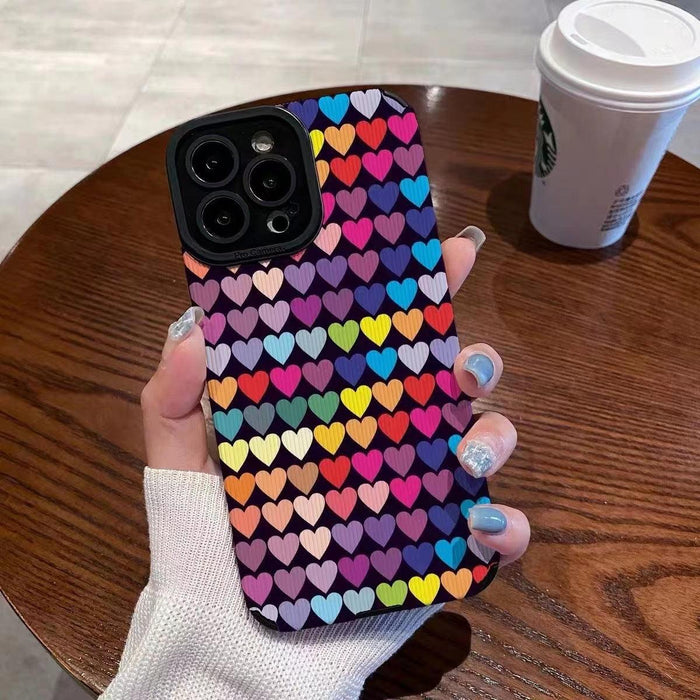 Trendy Color Love Mobile Phone Case