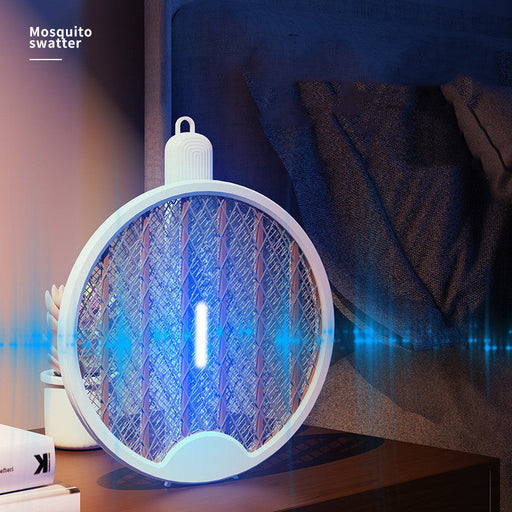 USB Electric Shock Charging Folding Mosquito Swatter