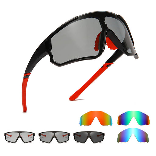 Unisex Polarized Photochromic Bicycle Sunglasses