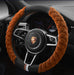 Universal Car Steering Wheel Cover Winter Decoration Cute 38cm Plush Footprint Auto Automobile Vehicle Steering Wheel Protector