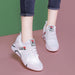 White women's shoes breathable running shoes