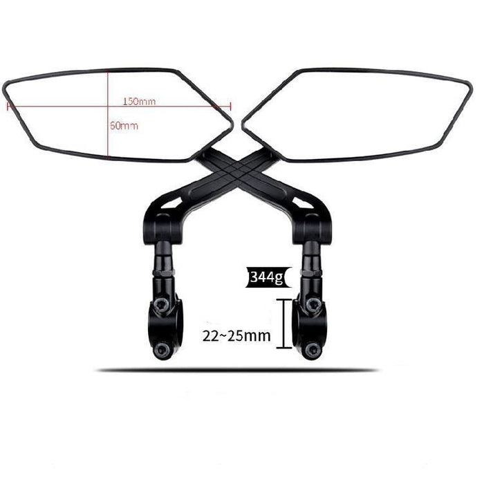 Wide-Angle Motorcycle Multi-Function Scooter Rearview Mirror Decoration Adjustment