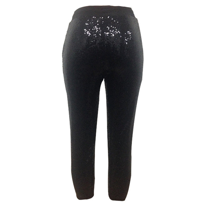 Women's European And American Casual Pearl Glitter Pencil Pants
