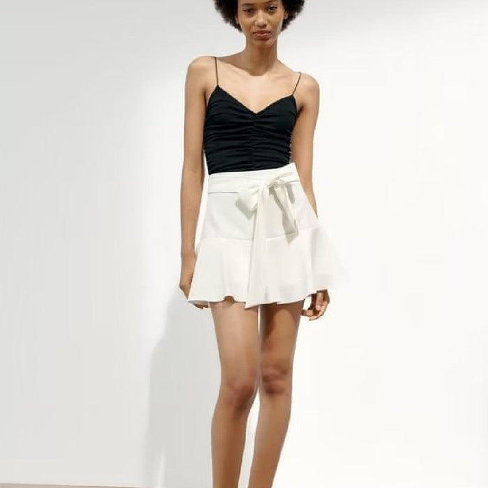 Women's Fashion Bowknot Short Skirt