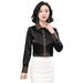 Women's Long-sleeve Satin Silk Top With Embroidered Shirt