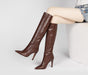 Women's Pointed Toe Stiletto Thigh Boots