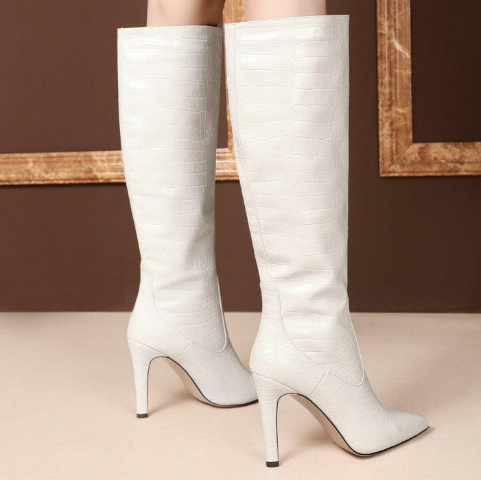 Women's Pointed Toe Stiletto Thigh Boots