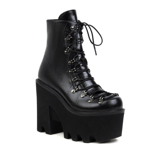 Women's Shoes Round Toe Low Black Martin Boots