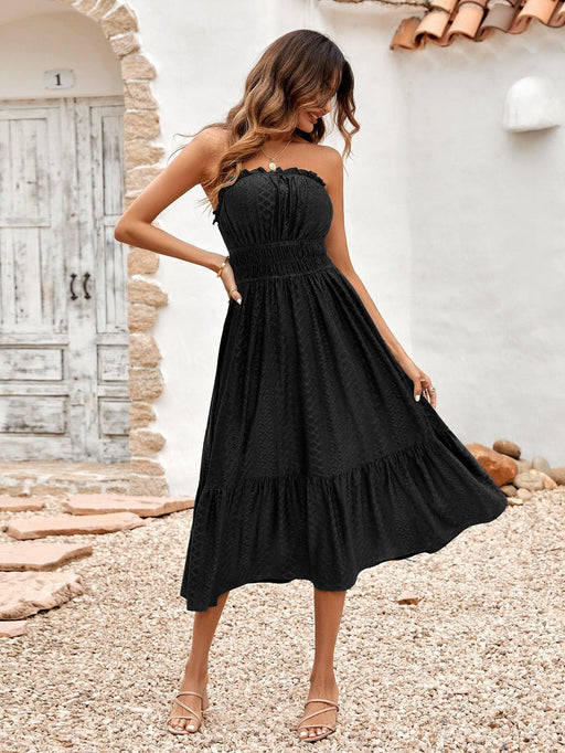 Women's Spring And Summer Women's Casual Solid Color Dress