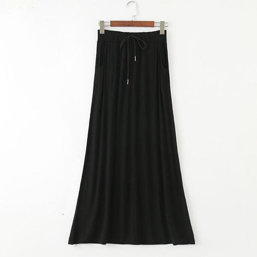 Women's Summer Thin High Waist Modal Swing Skirt