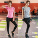 Yoga Clothing Fitness Clothing Leisure Sports Breathable Wicking Two-Piece Running Clothing