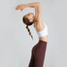 Yoga Suit Female Cross Backless Bra